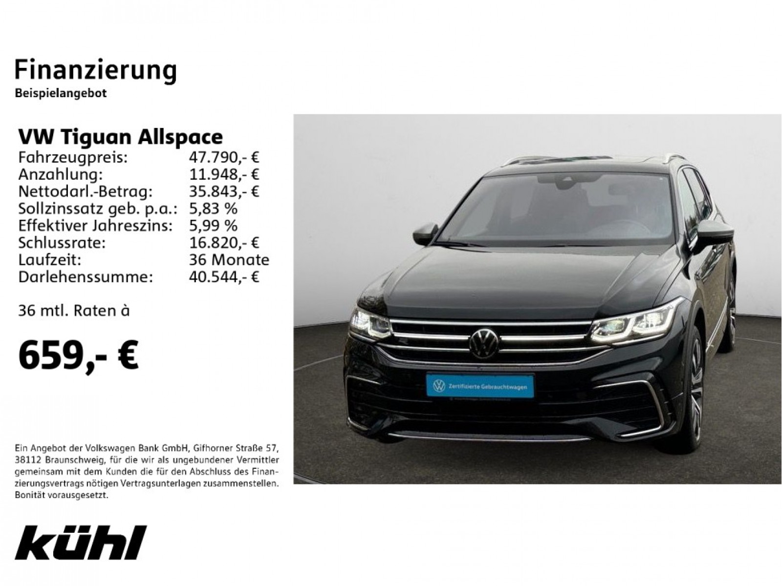 Tiguan Allspace 2.0 TDI DSG 4x4 7.Sitzer R-Line Navi,AHK,Pano,LM20