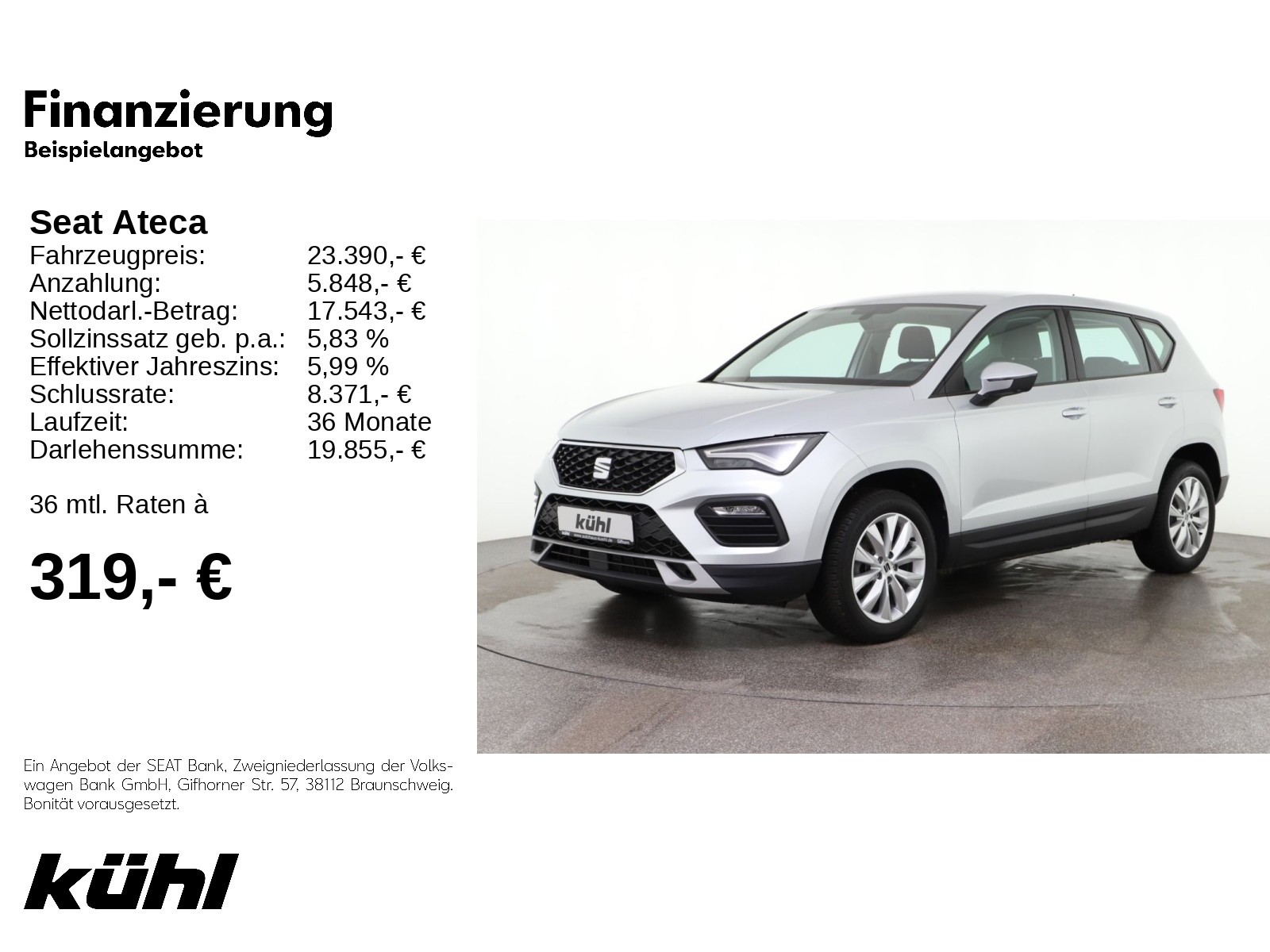 Ateca 1.5 TSI Style LED Navi